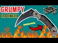 Grim reapers edc blade  bastinelli grumpy karambit hybrid fixed blade review  tactical art