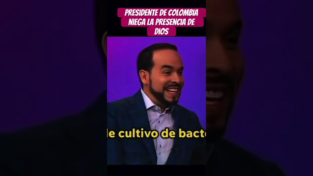 Presidente de Colombia niega la Presencia De Dios #colombia #diosesbueno #mundo