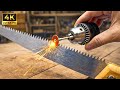 Easy Way To Sharpen A Hand Saw To Razor Sharpness For Beginners In 3 Minutes