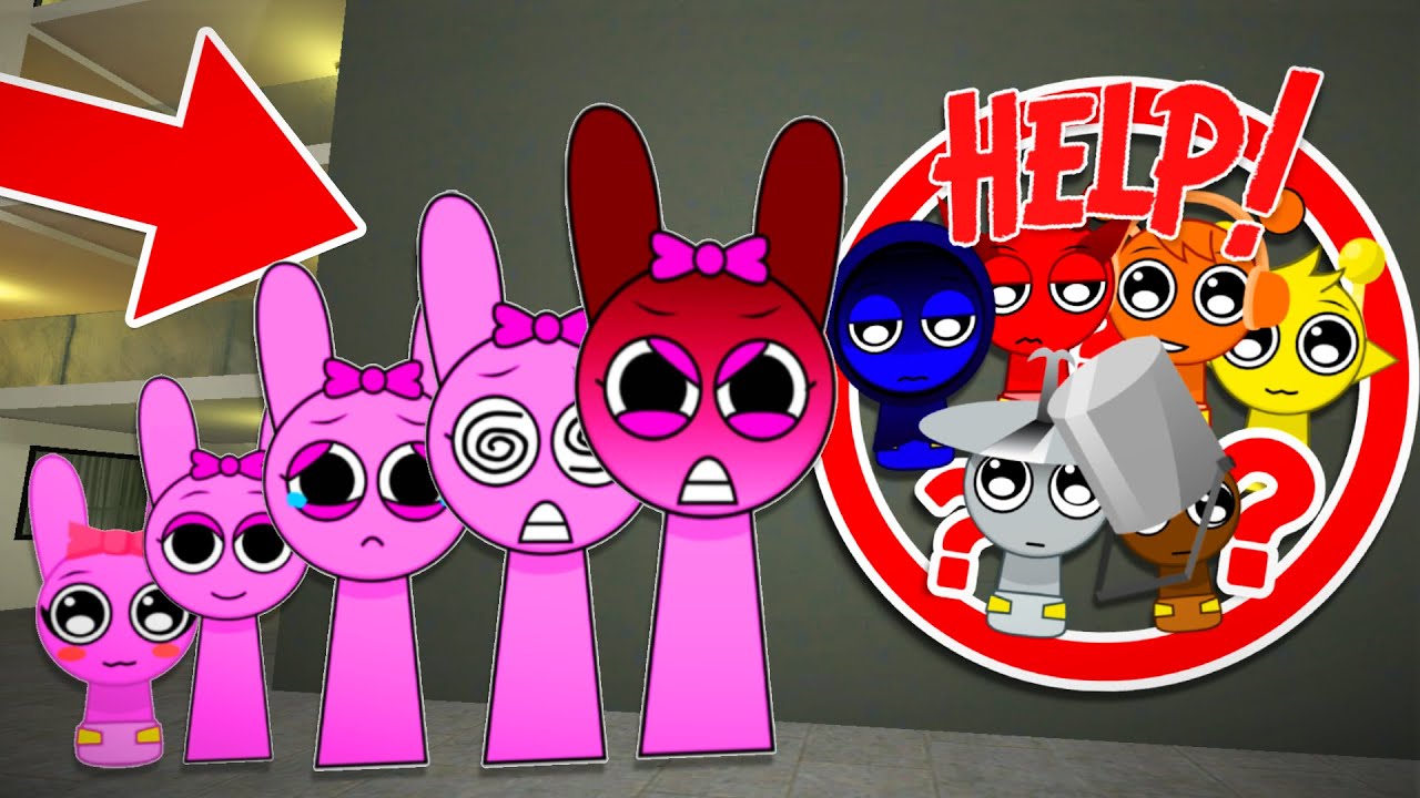 Sprunki Mod God All DIfferent Sizes SPRUNKI Wants Me To Help Them In GMOD! - YouTube