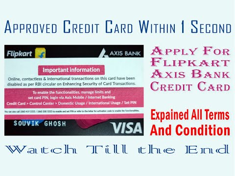 Flipkart Axis Bank Credit Card | All Terms & Condition| Hidden Charge | Lifetime Free Credit Card 😍🔥