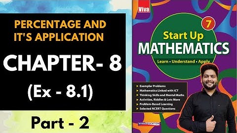 Viva Education Start up Mathematics Class 7 || Exercise 8.1 part -2