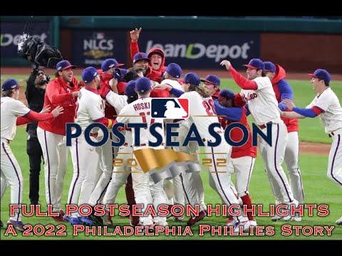 THE PHILLIES WIN THE PENNANT I Phillies 2022 Full Postseason Highlights 
