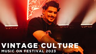 Vintage Culture At Music On Festival 2023 Amsterdam