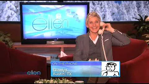 Ellen Catches Up With Gladys 02.26.10