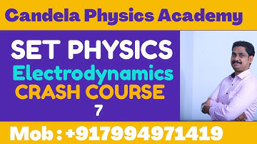 Kerala SET Physics Electrodynamics previous year question papers and answers|7