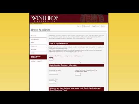 Winthrop Application Tutorial