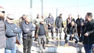 Χαιρετισμός του Γιάννη  Καρναβιά στο αγροτικό συλλαλητήριο στα διόδια του Ακτίου