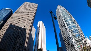 Tokyo walk - Shinjuku to Yoyogi Park - 4K