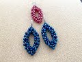 Blink Blink Earrings || DIY Beaded Earrings || Beaded Pendant