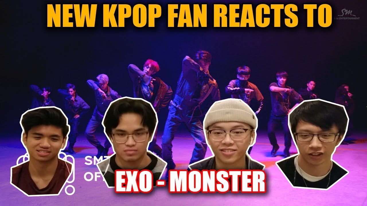 NEW KPOP FAN REACTS TO EXO MONSTER MV