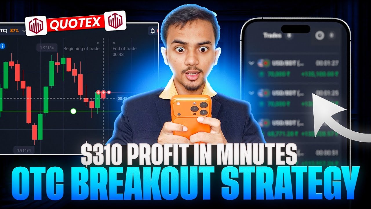 $310 Profit in 2 Trades on Quotex OTC Market – SNR Levels + Candlestick Patterns Explained!