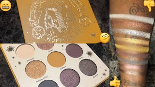 hufflepuff palette eyeshadow potter harry ulta swatches