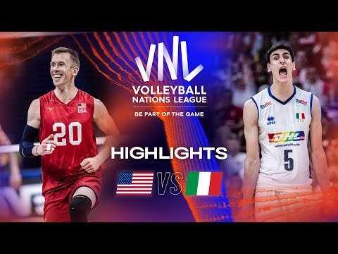 🇺🇸 USA vs. 🇮🇹 ITA - Highlights Semifinals | Men's VNL 2023