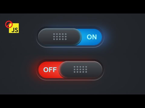 HTML Toggle Switch | No Javascript (Quick Tutorial)