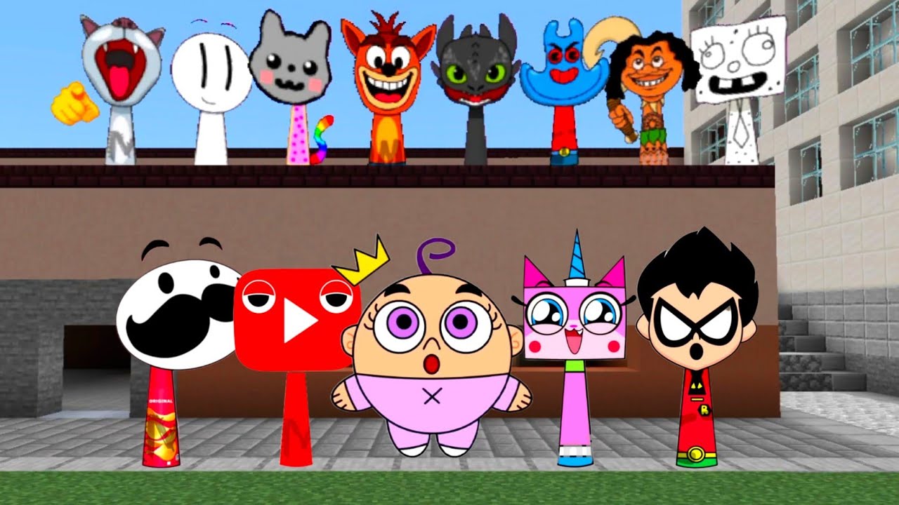 My Sprunki NEW OC: Poof Added to Minecraft PE