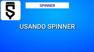 Sketchware Usando Spinner.