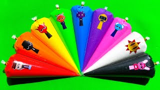 Incredibox Sprunki Slime Madness Asmr Clay Figures Hidden In Clear Triangle Bags