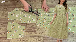 🌻This Dress Never Goes Out of Style! 60s Vintage Dress Sewing 💖