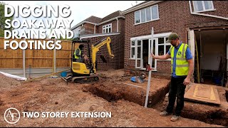 Digging Soakaway Drains and Footings