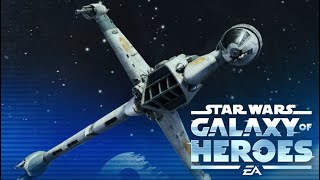 I love this ship! Rebel B Wing Unlocked | Star Wars Galaxy of Heroes [81#]