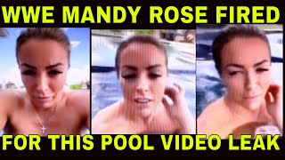 WWEs MANDY ROSE FIRED for THIS ADULT POOL VIDEO LEAK