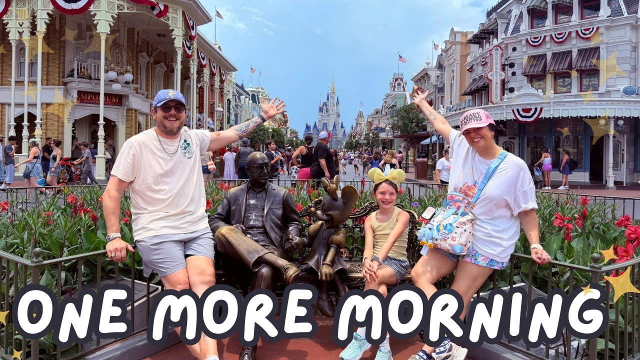 Our LAST Morning in Disney World 🥹🏰 | One More Magic Kingdom Adventure!