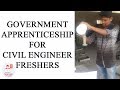 Government Apprenticeship For Civil Engineer Freshers l NATS Registration For Civil Engineer inHindi