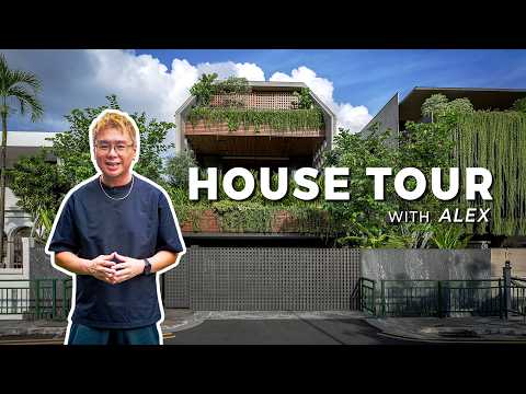 Tour This Stunning Singapore Home with Alex | Tropical Resort Living | Full House Tour| Architecture