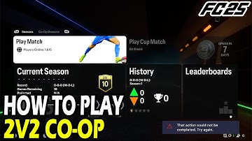 How to Play 2v2 Co Op in EA FC 25