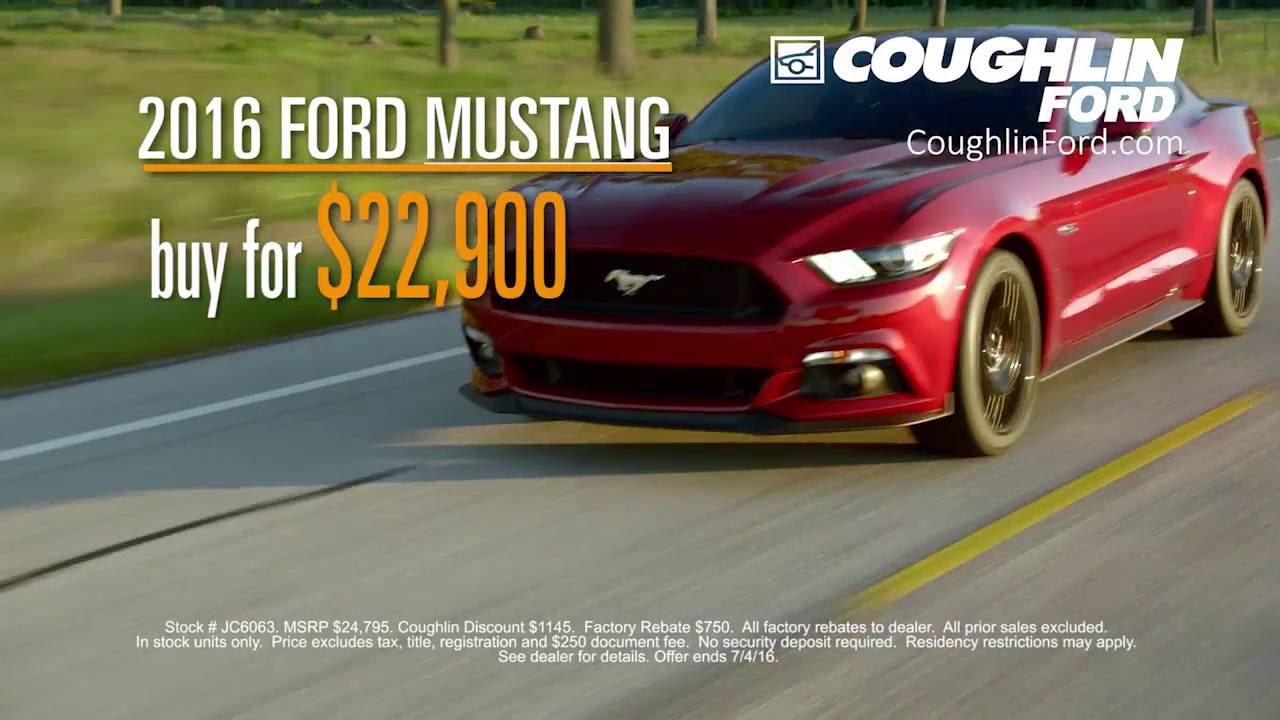Coughlin Circleville Ford Mustang Current Commercial YouTube