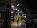 Dead lift Gym (Beginner) 💀100 Days Weight lose Target (Day 1)💀#shorts #fitness #backworkout