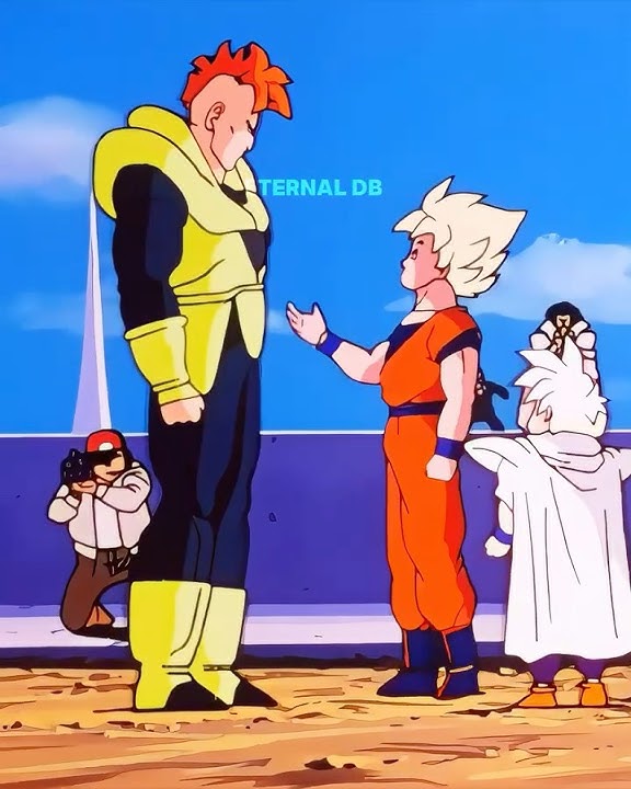 Goku Meets Android 16! | Dragon Ball Z #shorts
