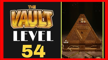 The Vault Level 54 Solution Walkthrough