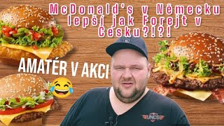 Amatér vyzkoušel McDonald's v Německu, lepší burger než od Mistra Forejta?😁
