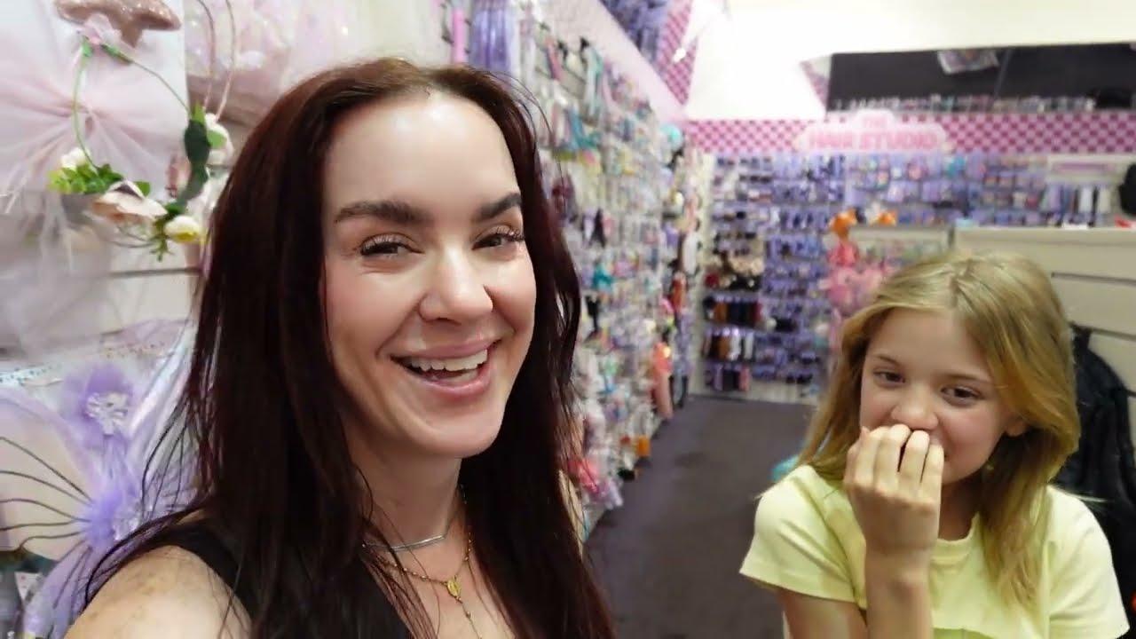 Mall shopping and exotic animals!