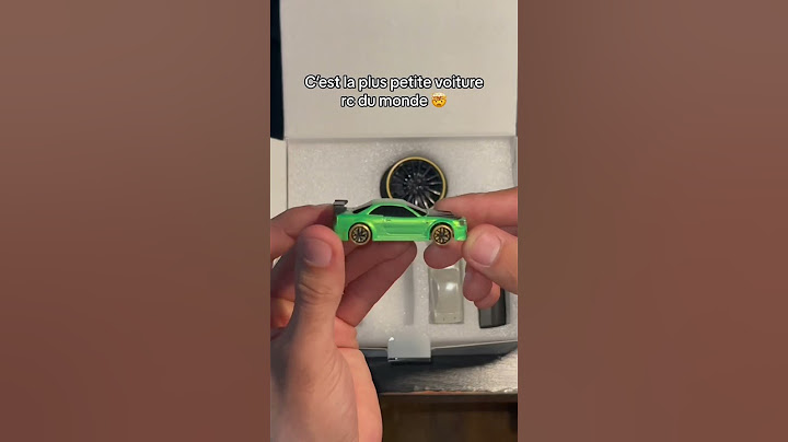 La plus petite voiture rc du monde 🤯