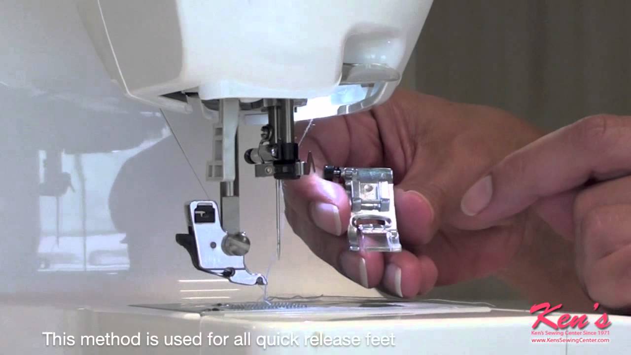 Brother SA127 Rolled Hem Foot Demonstration 