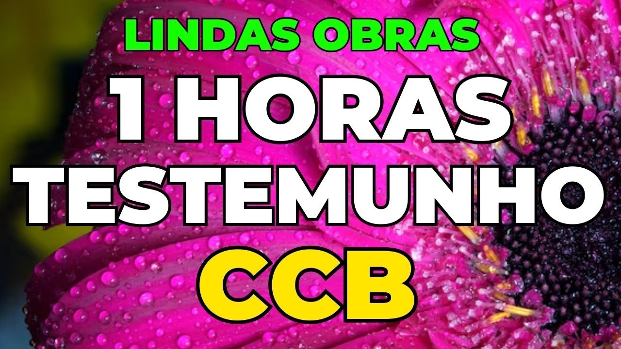 1 HORA DE TESTEMUNHO | LINDAS OBRAS E TESTEMUNHOS GLORIOSOS