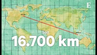 Inauguré cette semaine, le vol commercial le plus long au monde dure 18h45