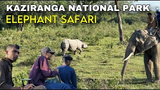 হাতীত উঠি কাজিৰঙা চালোঁ • ELEPHANT SAFARI in Kaziranga National Park