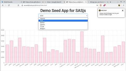 Build a HTML5 App on SAS Viya in ONE minute