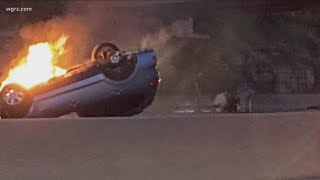Driver Ejected In Crash On Inbound 33