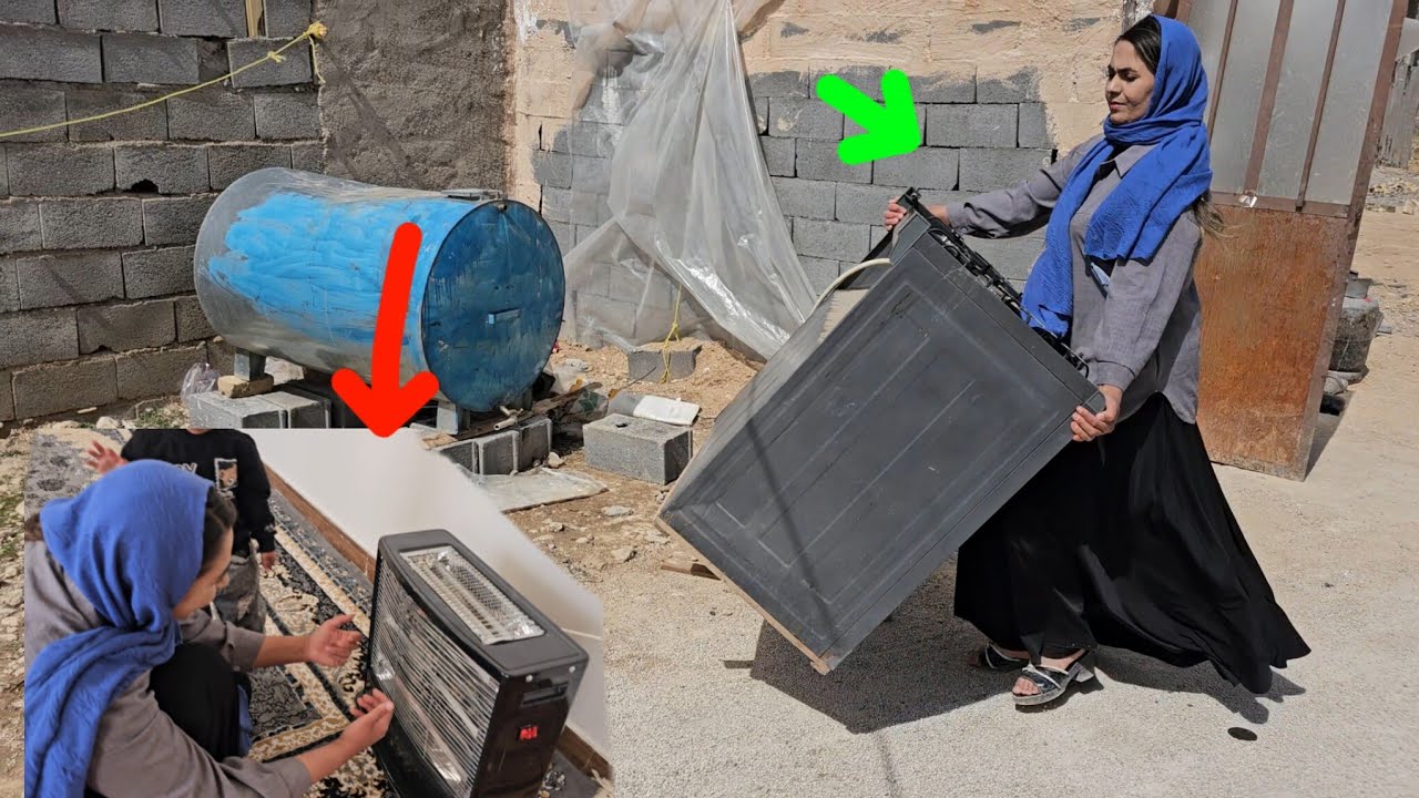 Parisa and Ali's nomadic life, buying an electric heater and joy in Parisa's eyes