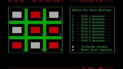 TicTacToe - als Batchdatei