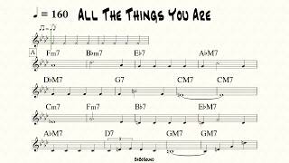 All The Things You Are Melody With Metronome (BPM 160)