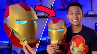 How to make an IRON MAN Helmet! - Easy DIY