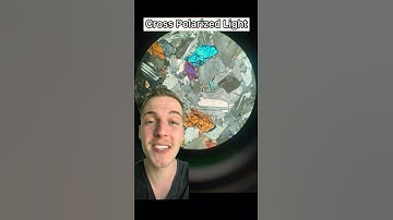 Rocks under the Microscope: Cross Polarized Light Part 1 #shorts