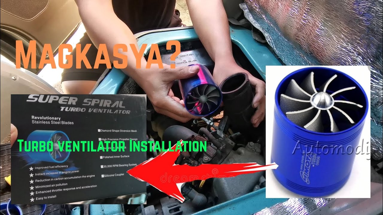 DA64W TURBO VENTILATOR INSTALLATION/ KASYA OR HINDI