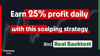 Real Backtest of 1-Minute Gold Strategy🤑| Earn 25% Daily Profit!🎉
